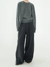 Chic Gray Wide-Leg