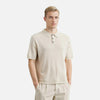 Bright-Days Stars-and-Stripes Style Multi-Stripe Placket-Neck T-Shirt