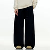 Wide Leg Western Baskılı Jogger, model üzerinde — Navra Wear