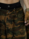 Woodland Personalized Decorate Pockets Denim Shorts