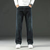 Model wearing the gray black Classic Denim Jeans