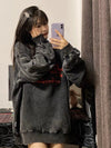 Shattered Heart Print Sweatshirt