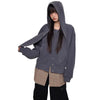 Spike Detaylı Oversize Sweatshirt, önden görünüm — Navra Wear