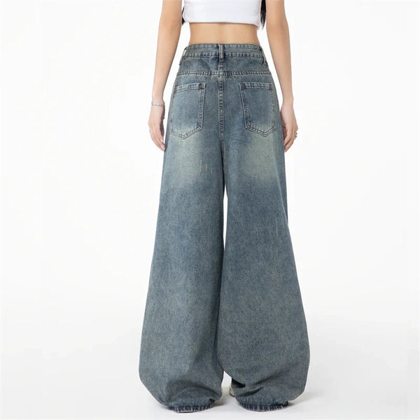 Heritage Low Waist Relaxed Blue Denim