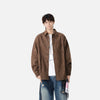 Pin-Line Vertical Stripe Casual Shirt