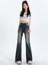 Slimming High-Rise Blue Skinny Denim