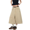 Metro Timeless Heritage Sleek Knee-Length Denim Shorts