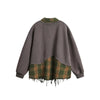 Stitch Torn Splice Long Sleeve