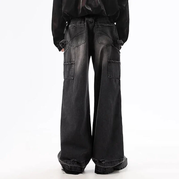Relaxed Classic Black Whiskers Relaxed Denim alternatif görünüm