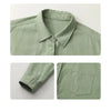 Scholarly Soft Relaxed Button-Front Top