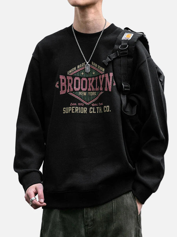 Premium Graphic Boxy Crewneck alternatif görünüm