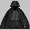Y2K Oversize Gömlek, yakın çekim — Navra Wear