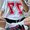 Contrast Freedom-State Style Sport Jersey T-Shirt