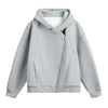 Fermuarlı Basic Sweatshirt, yan görünüm — Navra Wear