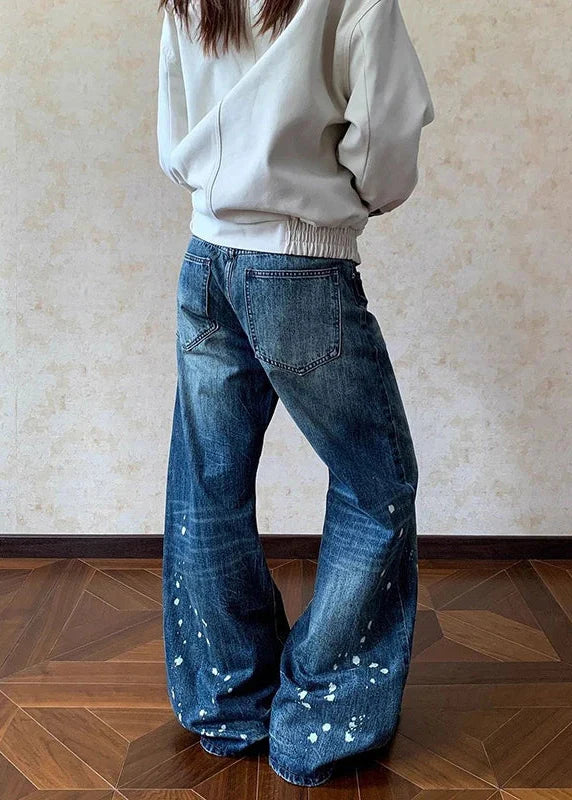 Classic 2000s Style Rinse Boyfriend Denim alternatif görünüm