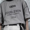 Sleeve Short Design Mesh Piece Investment T-Shirt