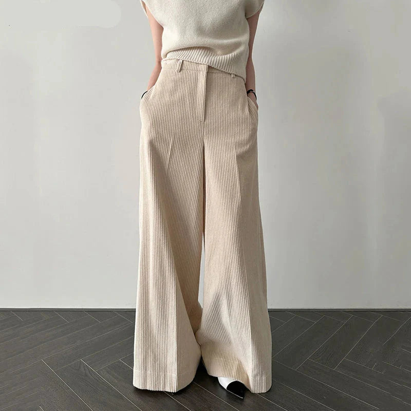 Comfort Cord Wide-Leg