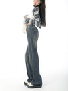 Retro Flare High-Rise Denim