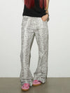 Color Splice High-Rise Wide-Leg