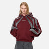 2000s Breathable Flannel Stripe Mosaic Sweatshirt