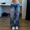 Low-Rise Vintage Trousers