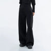 Pleat Drape Solid Trousers