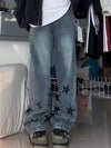 Stitched Stellar Classic Leg Blue Denim