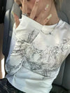 Turn-Of-Era Light Love Designed T-Shirt