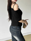 Turn-Of-Era Off-shoulder Mythic Crusade T-Shirt
