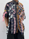 Oversize Ekose Gömlek, stil görünüm — Navra Wear