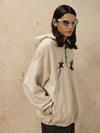 Relaxed Star Embroidery Sweatshirt