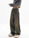 Heritage Relaxed Staple High-Rise Bell Leg Denim