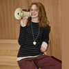 Cozy Winter Stripe Mosaic Long Sleeve T-Shirt
