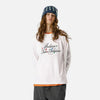 Crewneck Print Gem Soft Long Sleeve T-Shirt