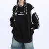 Stars and Bars Hip-Hop Print Top