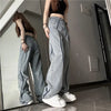 High Waisted Panelled Classic Leg Denim