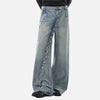 Heritage Rinse Diagonal Placket Button Denim