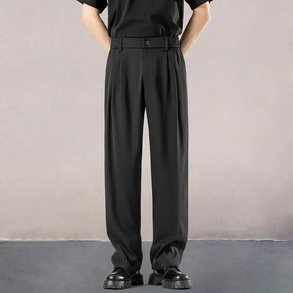 Wrinkle-Free Straight Suit Trousers alternatif görünüm