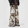 White Utility Oversized Denim Trousers Denim