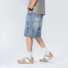 Breezy Band Denim Shorts