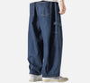 Metro Relaxed Denim Bell Leg Utility Denim