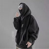 Dark Tokyo Embroidered Oversized Sweatshirt
