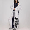 Y2K Mozaik Desenli Jogger, önden görünüm — Navra Wear