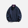 Hip-Hop Baskılı Fermuarlı Oversize Sweatshirt, stil görünüm — Navra Wear