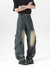 Easy Metro Oversized Blue Dark Utility Denim