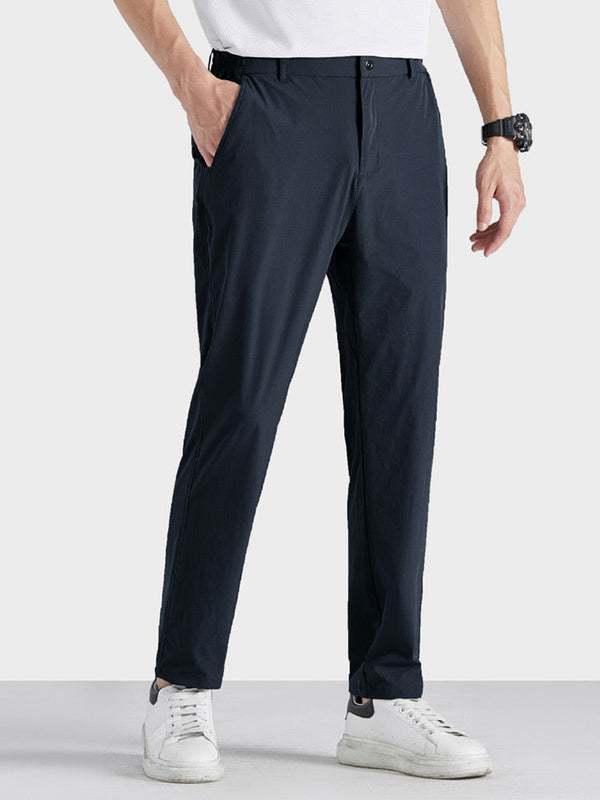 Mid-Rise Straight Active Trousers alternatif görünüm