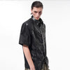 Geo Tie-Dye Diamond Panel Luxury Shirt