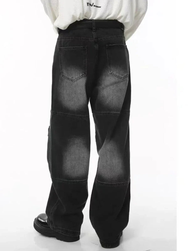 Field Vibe Heritage Black Relaxed Utility Denim alternatif görünüm