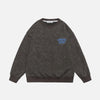 Hip-Hop Baskılı Sweatshirt, detay görünüm — Navra Wear