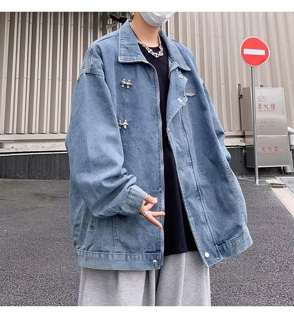 Metro Heritage Faded Zipper Denim Jacket alternatif görünüm